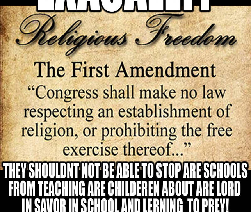 prayer in school 1st amendment religious freedom