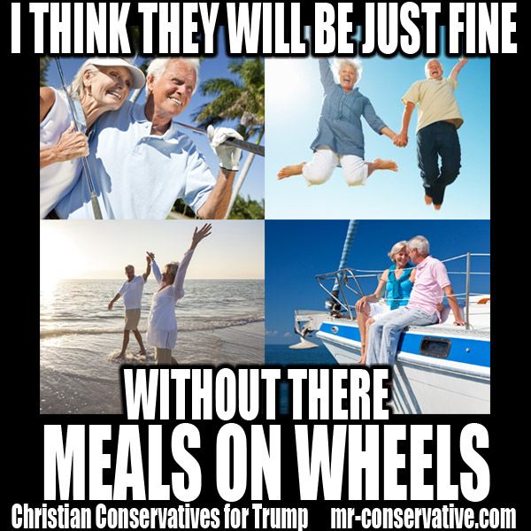 Meals on wheels donald trump