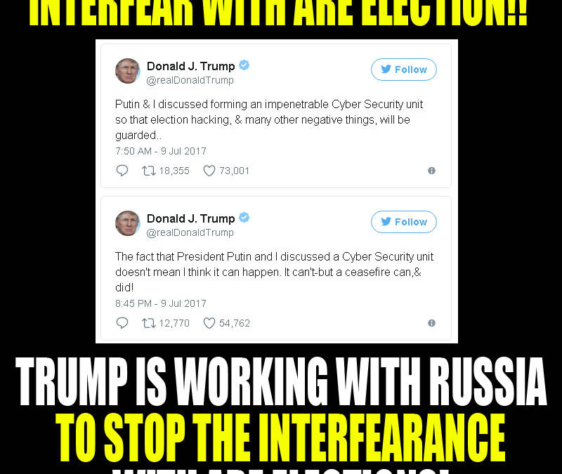 Trump president elections russia interference russians