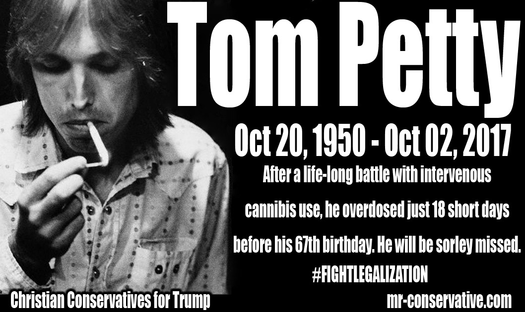 tom petty drugs pot death died overdosed