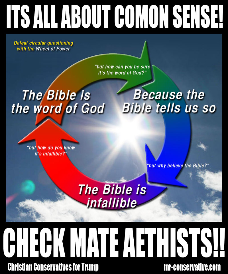 bible Christianity Christians circular logic
